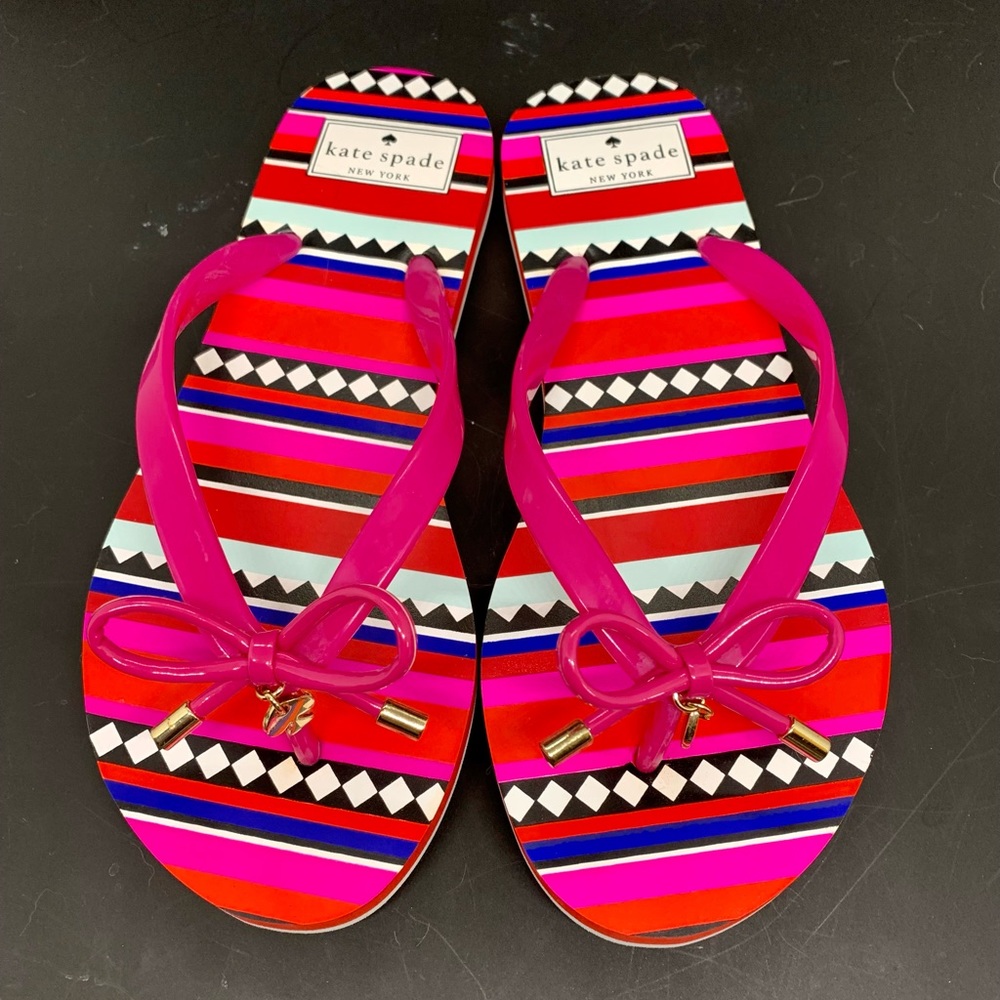 Kate Spade flip flops new never worn